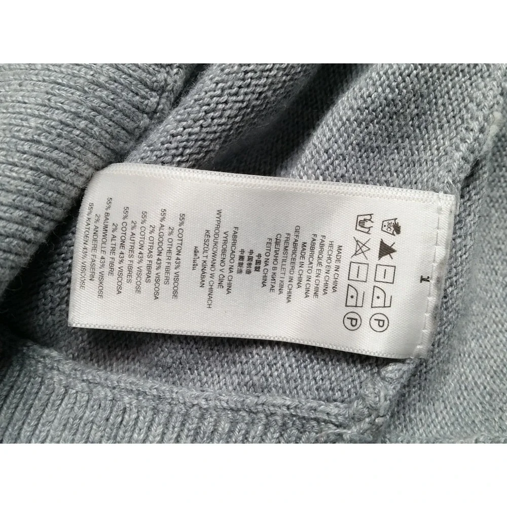Women's Michael Kors Gentle Cowl Neck Dress Size XL Gray Knit Tunic Dress